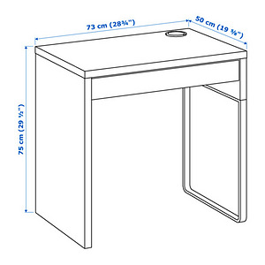 2 kirjutuslauda 73x50x75 cm (1 tk - 35 EUR, 2 tk - 60 EUR) (7 foto / 7)