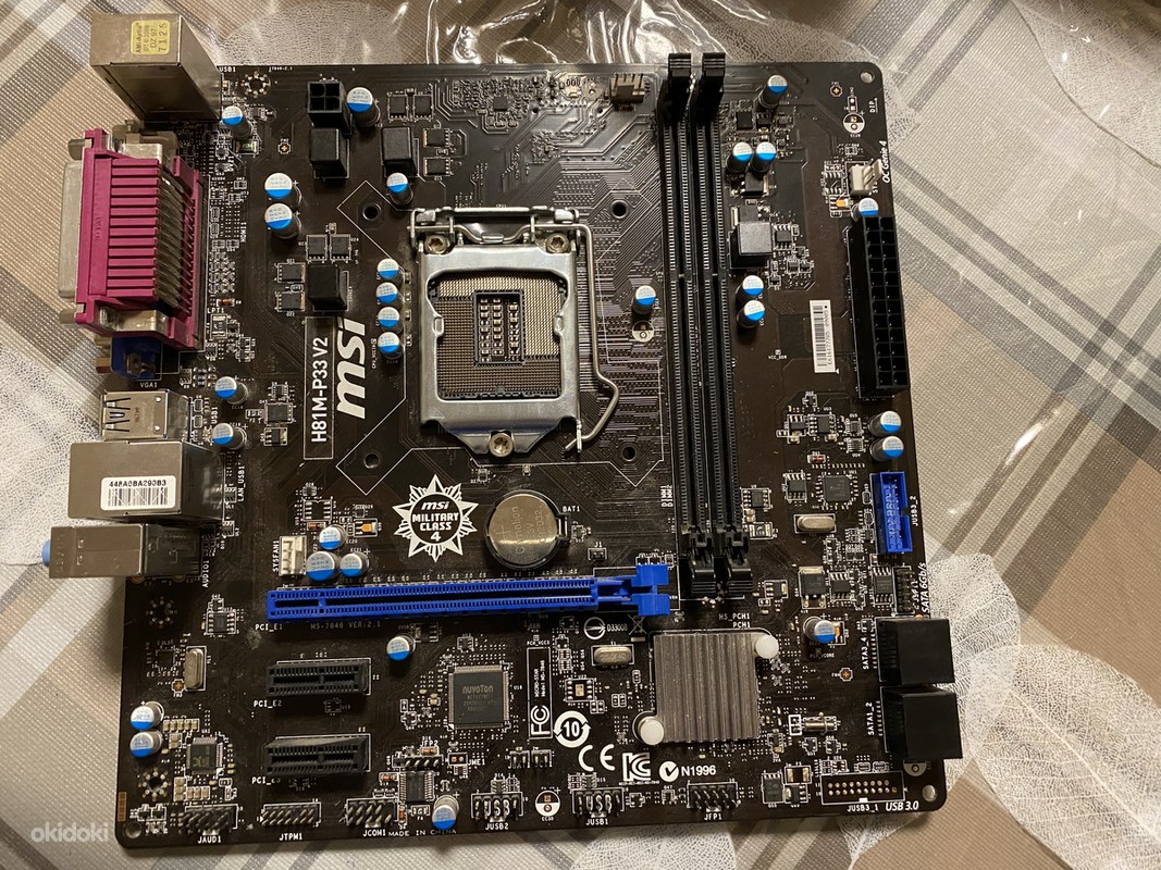 Материнская плата MSI H81-P33 V2 + Intel Core i5 4570T - Tallinn ...