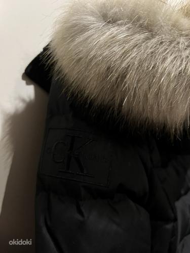Calvin klein зимнее пальто размер M (фото #3)