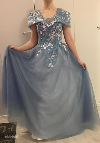 Новое голубое вечернее платье (США) (фото #5)