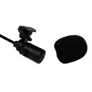 Нагрудный микрофон с клипсой, мини-петличный микрофон, 3,5 мм