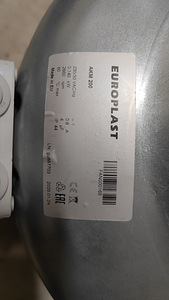 Europlast AKM200 kanaliventilaatorid 2tk (2 foto / 2)