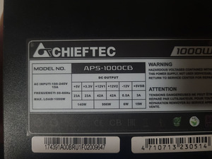 Chieftec APS-1000CB (1000 Вт) (1 фото из 2)