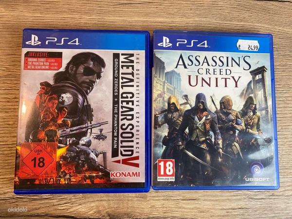 Müüa PS4 mängud - Assassins Creed ja Metal Gear Solid (foto #1)