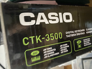 SÜNTESAATOR CASIO CTK3500 KLAHVITUNDLIKUSEGA JA 48 KOOSKÕLA (7 foto / 7)