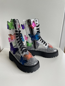 Kummisaapad CLUB EXX - Terrarium Butterfly Boots - 38 (4 foto / 7)
