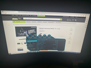 Monitor Samsung CRG50, 27” 240 Hz (1 foto / 1)