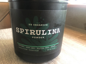 Spirulina powder 16 oz, порошок из водорослей Спирулина