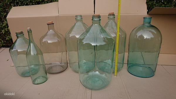 Набор стеклянных бутылок (фото #1)