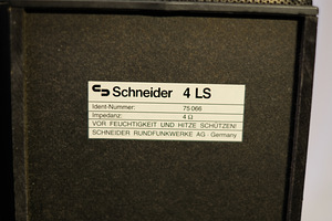 Schneider 4LS kõlarid, 19 x 13 x 27 cm, kõlarid (2 foto / 4)