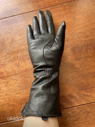 Кожаные перчатки s7. Новый (фото #6)