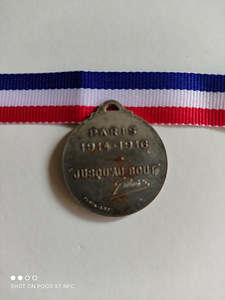 Gallieni medal.Prantsusmaa.1916. (2 foto / 2)