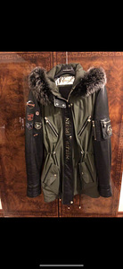 Philipp Plein täisnahast parka nat karvakraega (4 foto / 5)