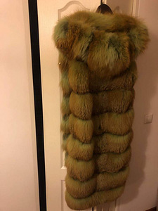Lux pikk kasukas / vest rebase karv (7 foto / 7)