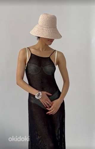 MERIMO_knit Дизайнерские шляпы и сумки ручной работы, рафия (фото #6)