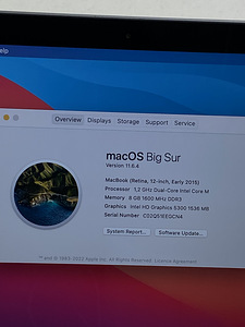 MacBook 12" 2015 - Core M / 8GB / 512GB (3 foto / 3)