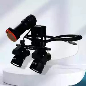 Dental loupes 5x binocular magnifying glass 5w LED ( new ) (1 foto / 2)
