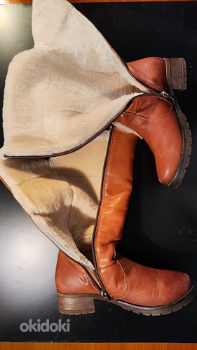 Зимние женские сапоги натуральная кожа 36размер (фото #4)