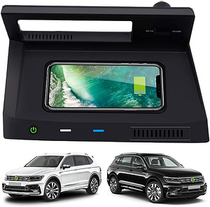 VW Tiguan telefoni juhtmevaba laadija (5 foto / 9)