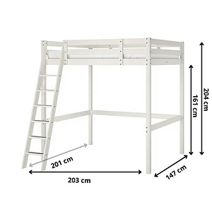 Loft stiilis voodi, IKEA Stora (2 foto / 3)