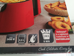 Delimano Air Fryer Pro kuumaõhufritüür (9 foto / 9)