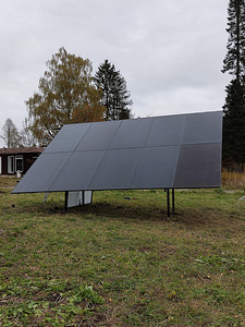 Päikesepaneelide maaraamide valmistamine ja paigaldus (2 foto / 10)