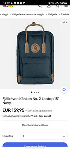 Fjällräven Kånken No. 2 Laptop 15" Navy (1 foto / 2)