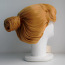 Оранжево-желтовато-русый парик с пучком 1950 годов (фото #3)