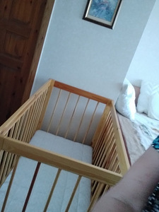 Võrevoodi + madrats + kattemadrats (1 foto / 1)