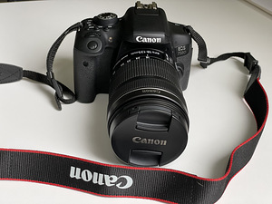 Fotoaparaat Canon 750D+18-135mm ISSTM+Canon85mm EF F1.8+kott