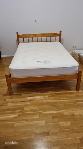 Деревянная кровать с матрасом - 135 x 190 (фото #8)
