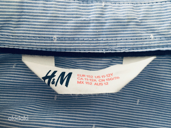 Праздничная блузка h&M для мальчика, размер 152 (фото #2)