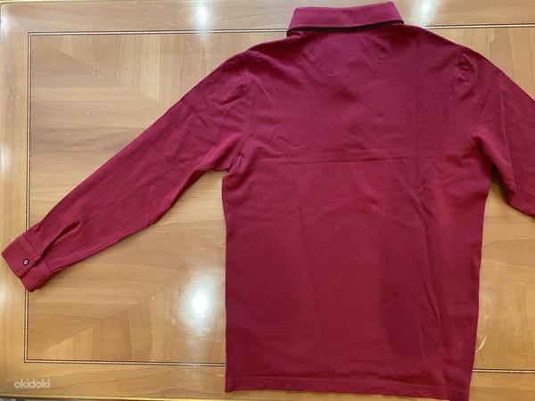 Мужская рубашка-поло massimo Dutti красная L (фото #2)