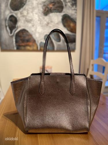 Leather handbag made in Italy (foto #1)