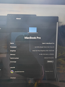 Macbook Pro 13" 4 ports late 2019 8/256 (7 foto / 8)