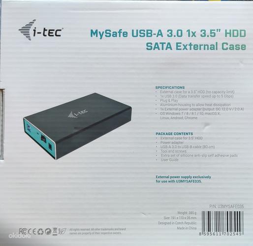 MySafe USB-A 3.5" kettaboks. (foto #2)