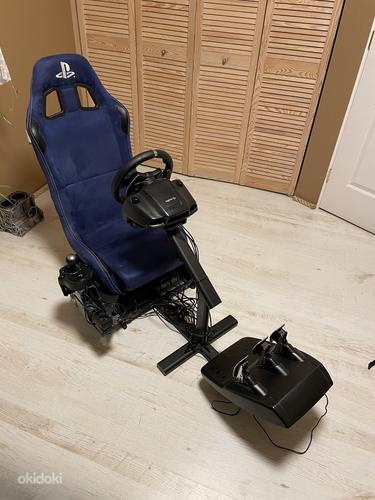 Раллийное кресло playseat и комплект рулевого колеса (logite (фото #1)