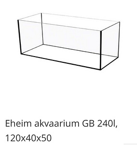 Akvaarium (klaas) uus Eheim 240 liitrit (120*40*50) (1 foto / 3)