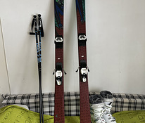 Продам лыжи wölkl для фристайла 168см + ботинки Alpina № 40