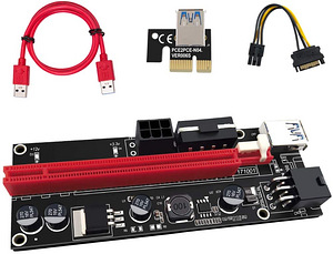 PCIe Mining Riser VER 009S 1x to 16x (1 foto / 2)
