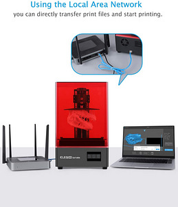 ELEGOO Saturn MSLA 4K 8.9" Monochrome LCD Resin 3D Printer (2 foto / 7)