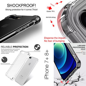 Kaaned ja kiled iPhone 7+ / 8+ / X / XS / 12/12 pro max jaoks (9 foto / 10)