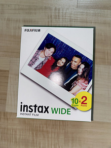 Фотобумага Fujifilm Instax Wide глянцевая пленка, 10×2