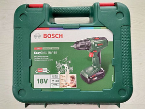 Новая Bosch EasyDrill 18V-38 с аккумулятором и зарядным устройством