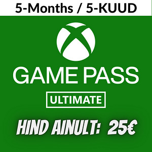 SOODNE! XBOX Game Pass Ultimate (5-kuud) (1 foto / 1)