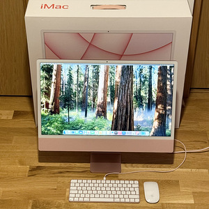 Apple iMac M1 (24” 2021) / 256GB / Pink (1 foto / 3)