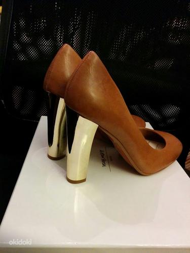 Zara kasutamata nahast kingad, uued, siltidega (foto #8)