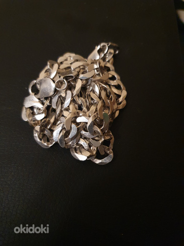 Серебро 925 цепочки комплект (фото #3)