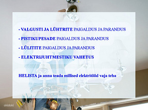 Elektrijuhtmestiku vahetus Elektrik Elektritööd Tallinn (5 foto / 8)