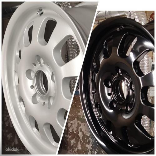 Порошковая покраска / восстановление автомобильных колес (фото #3)